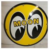 12IN PORC. MOON SIGN