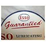 VIEW 2 CLOSEUP CAST ESSO SIGN