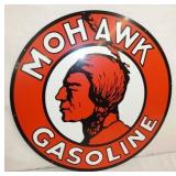 28IN. MOWHAWK GASOLINE SIGN