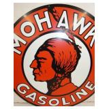 VIEW 2 CLOSE UP REPLICA SIGN W/INDIAN