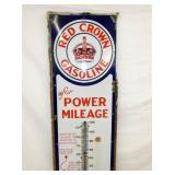 VIEW 2 PORC. RED CROWN THERMOMETER