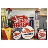 DEALER SIGNS, GAS AND OIL, COUNTRY STORE