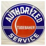 PORC. 42IN STUDEBAKER DEALER SIGN