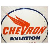 VIEW 2 CLOSEUP CHEVRON AVIATION SIGN