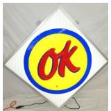 OK LIGHTUP CAN SIGN EMB. 36X36