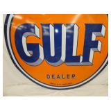 VIEW 6 SIDE 2 PORC. GULF DEALER SIGN