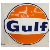 6FT. PORC. GULF DOG EAR SIGN