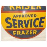 VIEW 3 CLOSEUP KAISER FRAZER SIGN