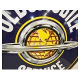 VIEW 4 CLOSEUP PORC. OLDSMOBILE SIGN