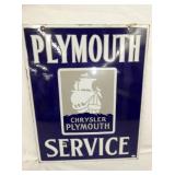 PORC. 10X22 PLYMOUTH DEALER SIGN DS