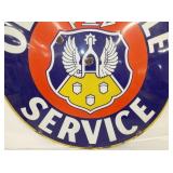 VIEW 4 42IN PORC. OLDSMOBILE SIGN