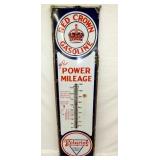 PORC. VERTICAL RED CROWN THERMOMETER