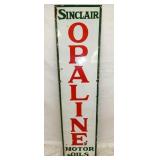 PORC. VERTICAL OPALINE SINCLAIR SIGN