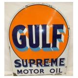 PORC. GULF SUPREME MOTOR OIL