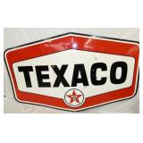 PORC. DS 6 SIDED TEXACO SIGN