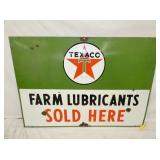 PORC. 1946 TEXACO FARM LUB. SIGN