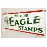 VIEW 4 72X32 PORC. EAGLE STAMPS SIGN