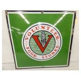 PORC. VOLUNTEER FOOD STORES SIGN