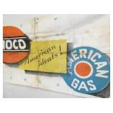VEIW 3 70X35 AMOCO BANNER AMERICAN GAS