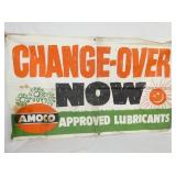 61X36 AMOCO CHANGE OVER BANNER
