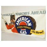 VIEW 4 RARE 77X37 AMOCO BANNER
