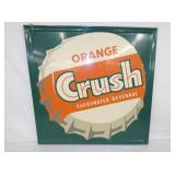 35X35 ORANGE CRUSH SIGN
