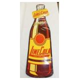 EMB. LIME COLA BOTTLE SIGN