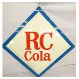 EMB. 24IN ROYAL CROWN COLA SIGN