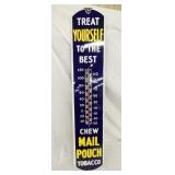 PORC. MAIL POUCH THERMOMETER