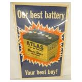 ATLAS CARDBOARD SIGN