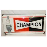 PORC. CHAMPION SPARK PLUG SIGN
