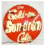 GOLDEN COLA CAP NEON SIGN