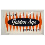 58X35 GOLD AGE BEVERAGES SIGN