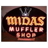 VIEW 3 CLOSEUP MIDAS NEON SIGN
