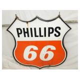 DS PORC. PHILLIPS 66 SHEILD SIGN