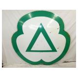 PORC. CLOVER CITIES SERVICE SIGN