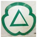 VIEW 3 SIDE 2 PORC. CLOVER SIGN