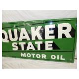 VIEW 3 EMB. QUAKER STATE OIL SIGN