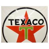 VIEW 2 CLOSEUP PORC. TEXACO SIGN