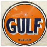 PORC. DS GULF DEALER 5 1/2FT. SIGN