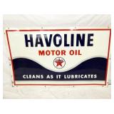 1968 HAVOLINE MOTOR OIL SIGN