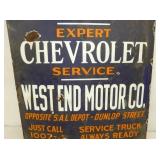 VIEW 3 CLOSEUP CHEVROLET SIGN