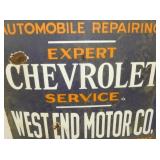 VIEW 6 PORC. 21X30 CHEVROLET SIGN