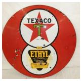 PORC. DS 30IN TEXACO SIGN