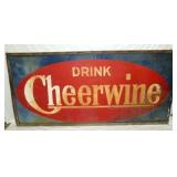 LG CHEERWINE STORE SIGN FRAMED