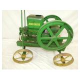 VIEW 2 CLOSEUP W/ IRON WHEEL CART