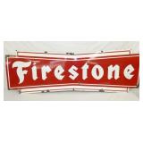 71X24 PORC. FIRESTONE BOW TIE SIGN