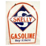 PORC. SKELLY TOMBSTONE SIGN DS