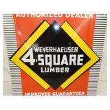 VIEW 2 CLOSEUP 24X24 PORC. SIGN