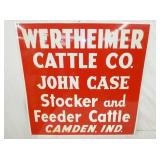 WERTHEIMER CATTLE CO JOHN CASE SIGN